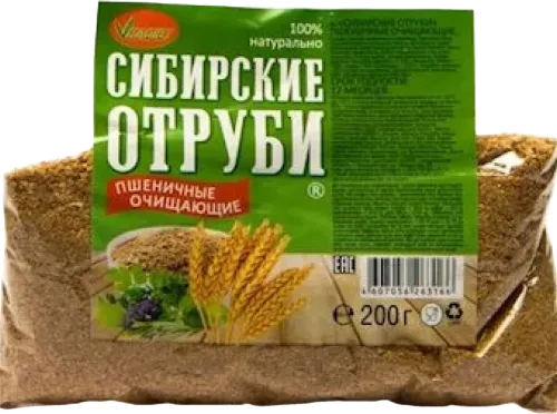 Пшеничные отруби очищающие с травами