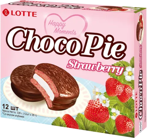 Cookies Chocopie with strawberry