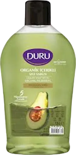 Dry liquid soap with avocado and olive oil