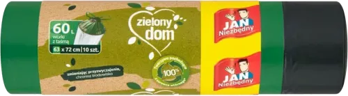Пакеты для мусора с лентой на завязке