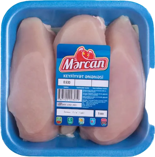 Mercan Frozen Chicken Fillet container