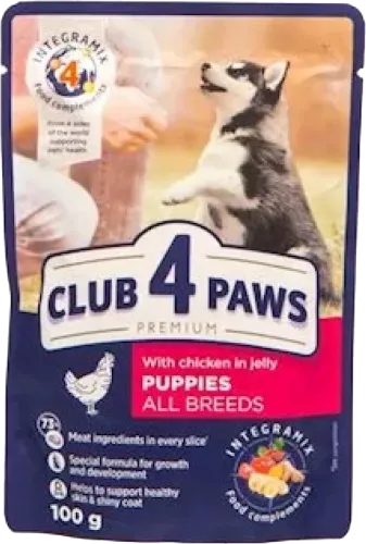  Wet Food for Puppies of All Breeds with Chicken