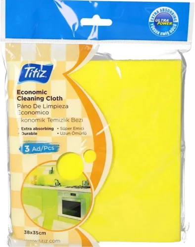  Cleaning Cloth Extra Napkin Set yellow