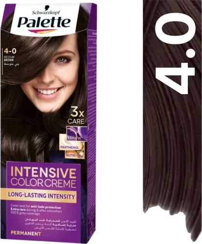  Permanent Cream Hair Dye N3 4-0 Chestnut
