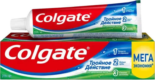 Зубная паста Комплексная Тройное действие Натуральная мята