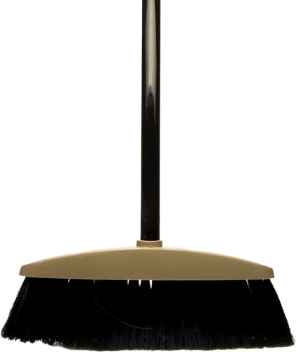  Broom Tweed with 120 cm handle plastic brown