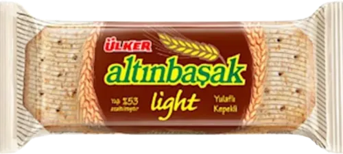 Крекеры пшеничные Ulker Altinbasak light с отрубями и овсяными хлопьями