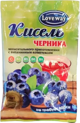 Кисель черника 