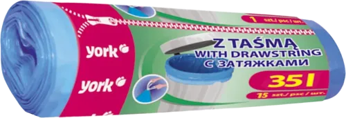  Garbage Bags with Drawstrings /