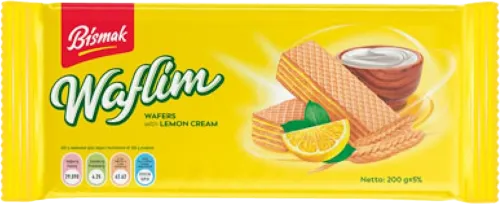 Вафли лимонные с кремом