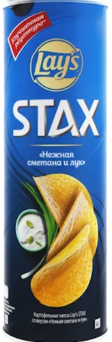 Чипсы Stax сметана и лук