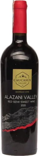 Red semi-sweet wine Geo Alazani