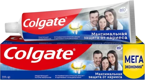 Зубная паста Максимальная защита от кариеса Свежая мята