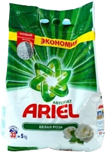 Washing powder for white laundry automatic