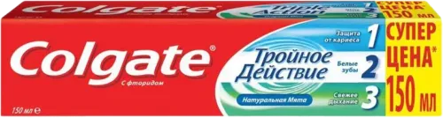 3 Color Toothpaste