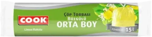 Büzməli Zibil Torbaları Orta