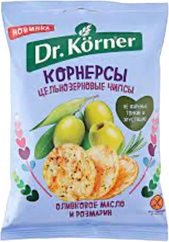 Dr.Korner Чипсы с оливковым маслом и розмарином