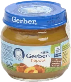 Gerber Персиковое пюре