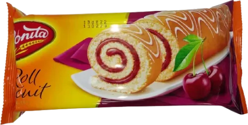 Рулет с молочным кремом