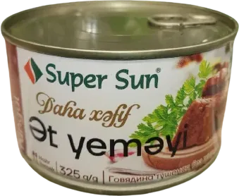 Консервированное мясное блюдо