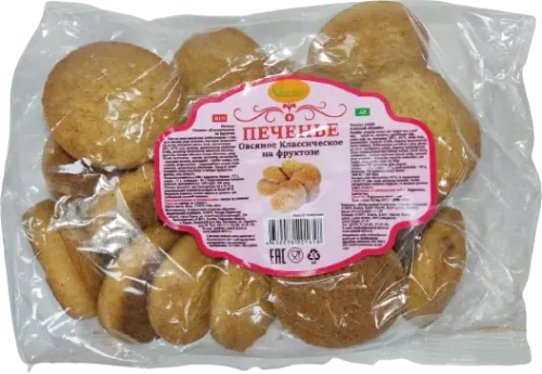 Овсяное Печенье с Фруктозой