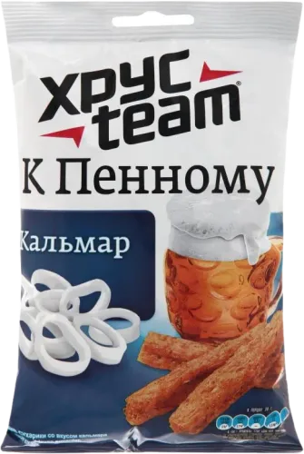 Сухарики с кальмаром