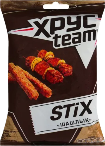 Сухарики с шашлыком
