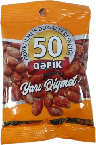 Yarı Qıyılmış Qovrulmuş Yer Fıstığı