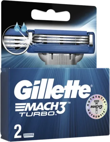 Mach 3 Turbo Лезвия для бритья