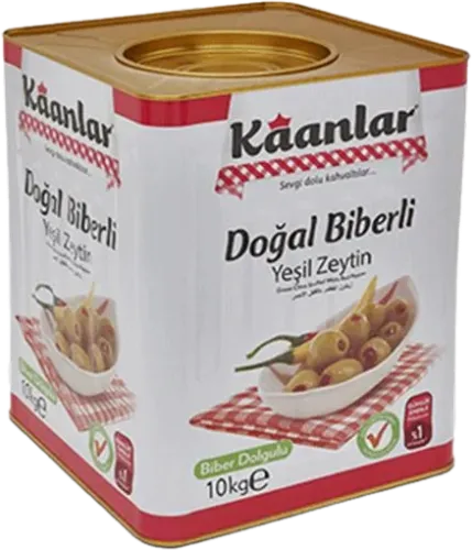 Зеленые оливки с перцем