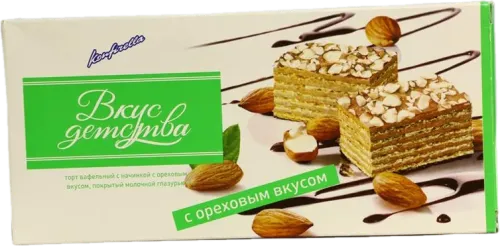 Вафельный торт Арахисовый