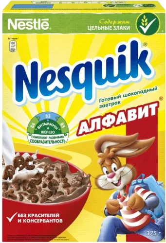 Nesquik Alphabet Breakfast Cereal