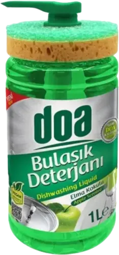 Dishwashing Liquid Apple with Sponge