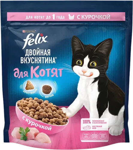 Корм для котят Felix с курицей