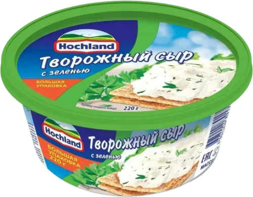 Curd Cheese with Greens