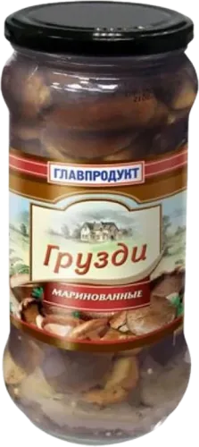 Pickled Gruzdi Mushrooms