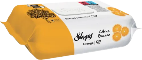 Wet Wipes Orange