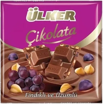 Milk Chocolate with Raisin and Hazelnut