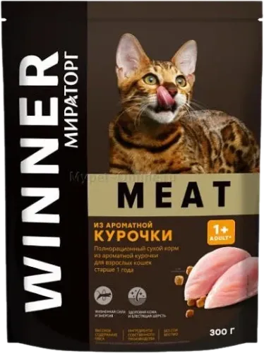 Winner Корм для кошек с курицей в соусе