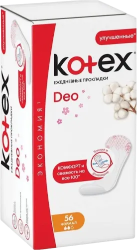 Ежедневные гигиенические прокладки Deo Normal