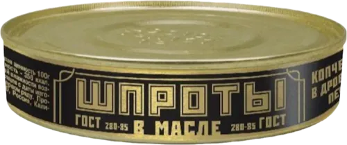 Sprats in oil Myasnoy Soyuz