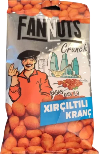 Crispy hazelnut with kebab flavor