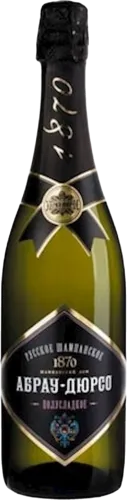 White semi-dry sparkling wine Abrau Durso