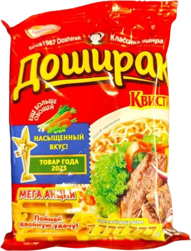 Noodles "Doshirak Kvisti" with beef flavor