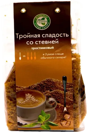 Qamış tozu Üçqat şirin stevia ekstraktı ilə