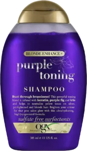 Shampoo purple toning sulfate-free