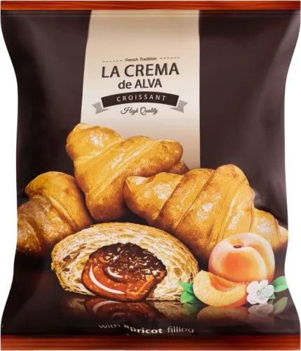 Croissants with apricot jam 