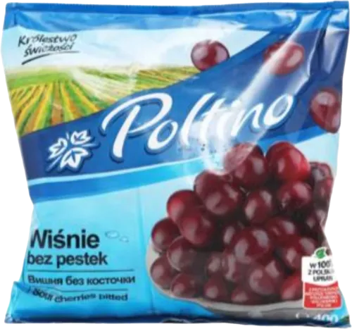 Frozen cherry pitted 