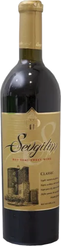 Red semi-sweet wine