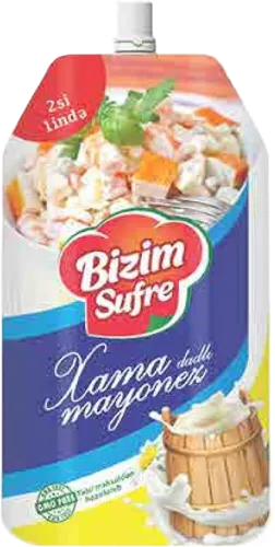 Mayonnaise with sour cream flavor 
